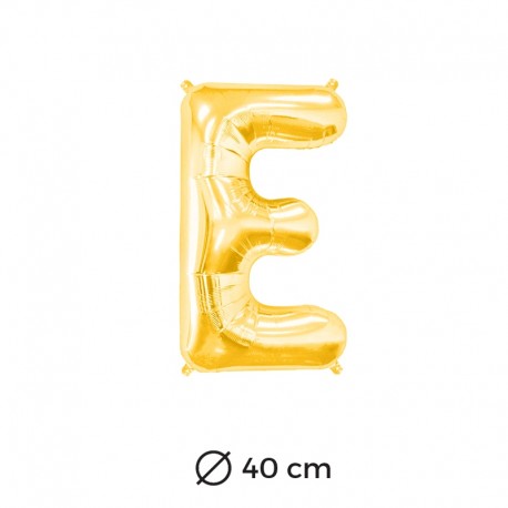Ballon Lettre E en Mylar 40cm
