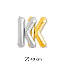 Ballon Lettre K en Mylar 40cm