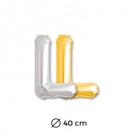 Ballon Lettre L en Mylar 40 cm