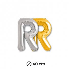 Ballon Lettre R en Mylar 40cm