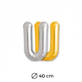 Ballon Lettre U en Mylar 40cm