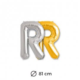 Ballon Lettre R en Mylar 81cm