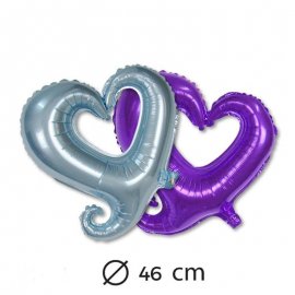 Ballon Forme Coeur Mylar 46 cm