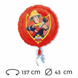 Ballon de Sam le Pompier 43 cm