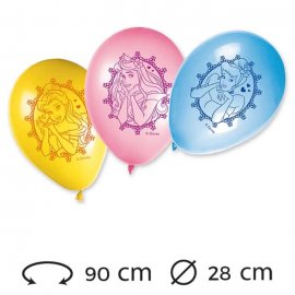 8 Ballons de 28 cm Princesses Disney