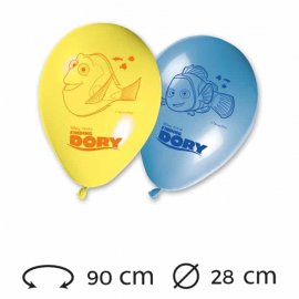 8 Ballons 28 cm Le Monde de Dory