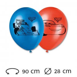 8 Ballons 28 cm Cars
