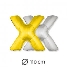 Ballon Lettre X Mylar 110 cm