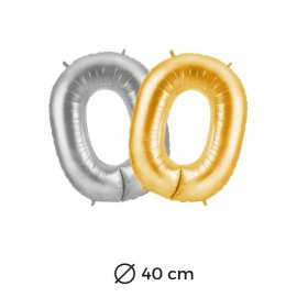 Ballon 0 Mylar 40 cm