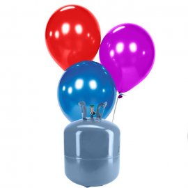 Bonbonne hélium Petite avec 30 ballons nacrés