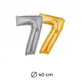 Globo Numero 7 Foil 40 cm