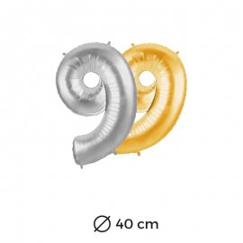 Ballon Nº9 Mylar 40cm